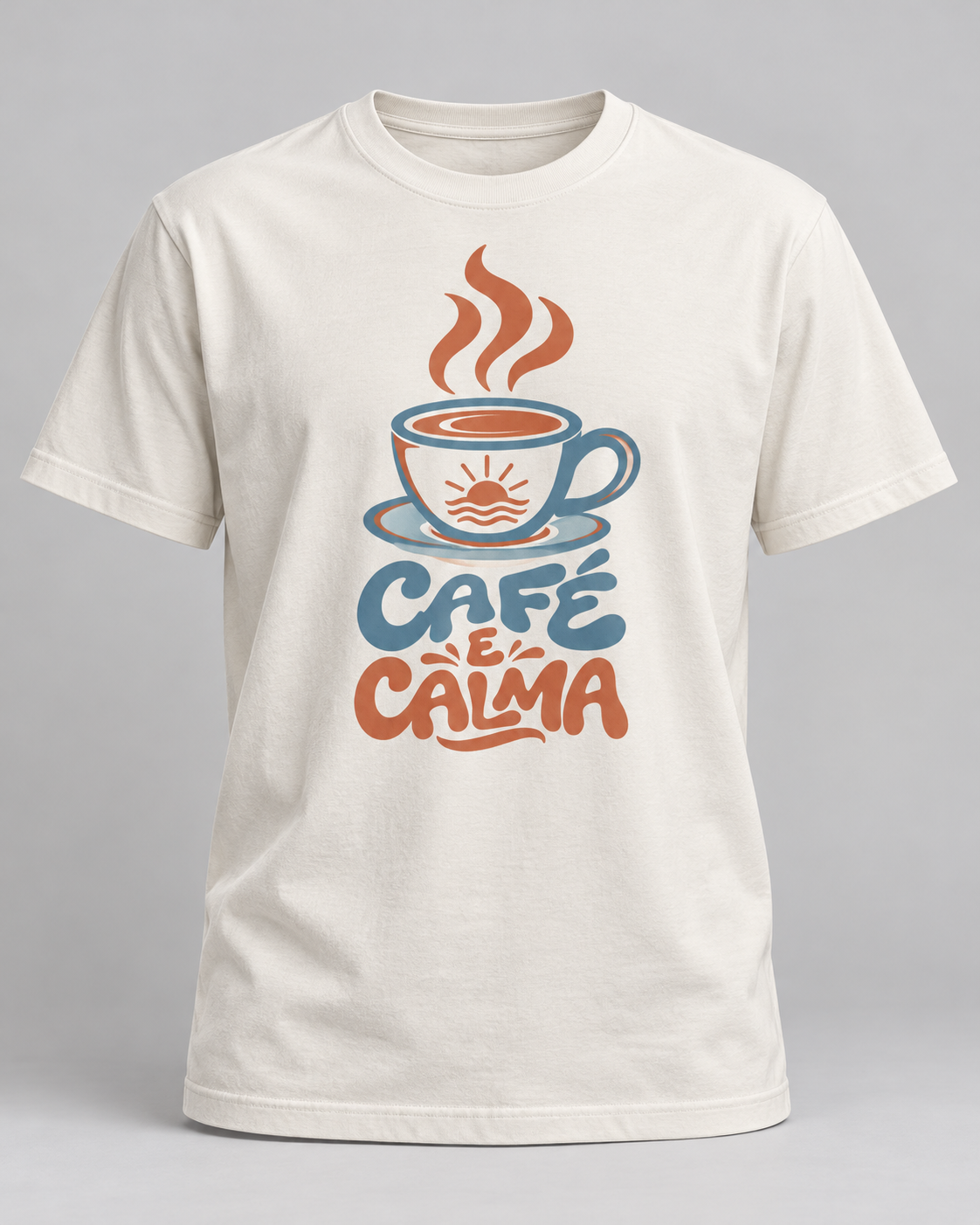 Café e calma em fotografia editorial de estúdio