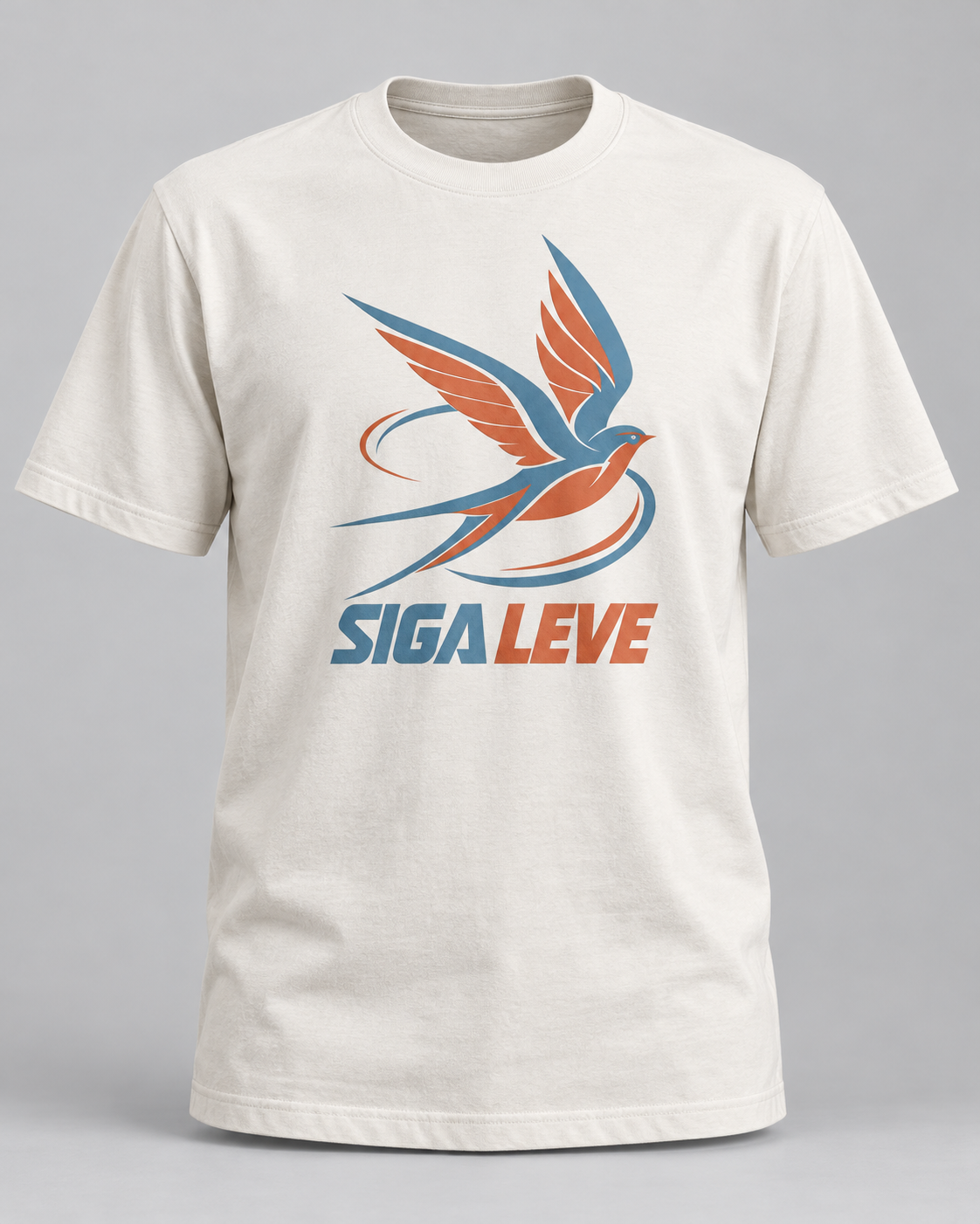 Siga leve em fotografia editorial de estúdio